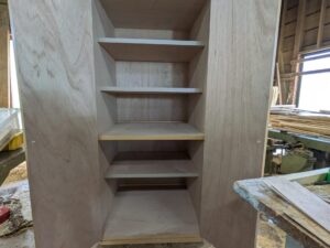 押し入れの代わりに収納を特注製作